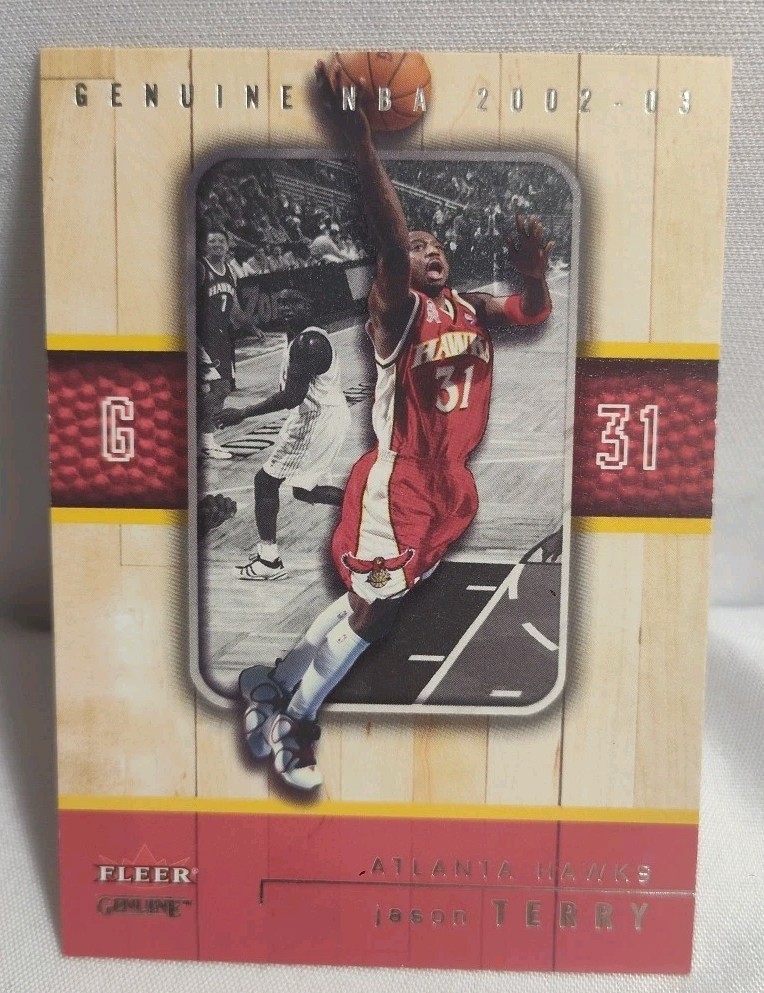 2002-03 Fleer Genuine ---- Jason Terry #60 ---- Free Shipping ----