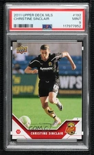 2011 Upper Deck MLS Christine Sinclair #192 PSA 9 MINT Rookie RC 02tn