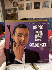 The Connery Collection Laserdisc Set-Deluxe Letter-Box Edition-Dr. No/Goldfinger