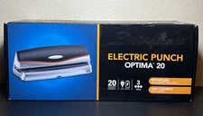 Swingline Optima 20 Electric Punch 3 Holes  20 Sheets - Electric NEW 