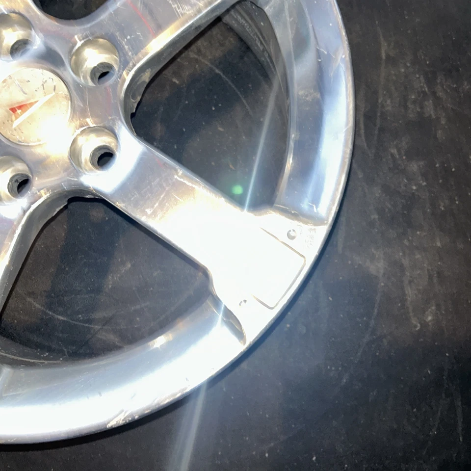 2007 - 2010 08 09 PONTIAC G6 17” POLISHED ALUMINUM WHEEL RIM OEM FACTORY MV2 - Image 4 of 4
