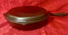 Wagner Ware 1403A Cast Iron 5 Star Double Skillet with Hinged Lid