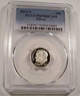 2013-S 10c SILVER PCGS PR70DCAM ROOSEVELT DIME PROOF DEEP CAMEO PR 70 DC