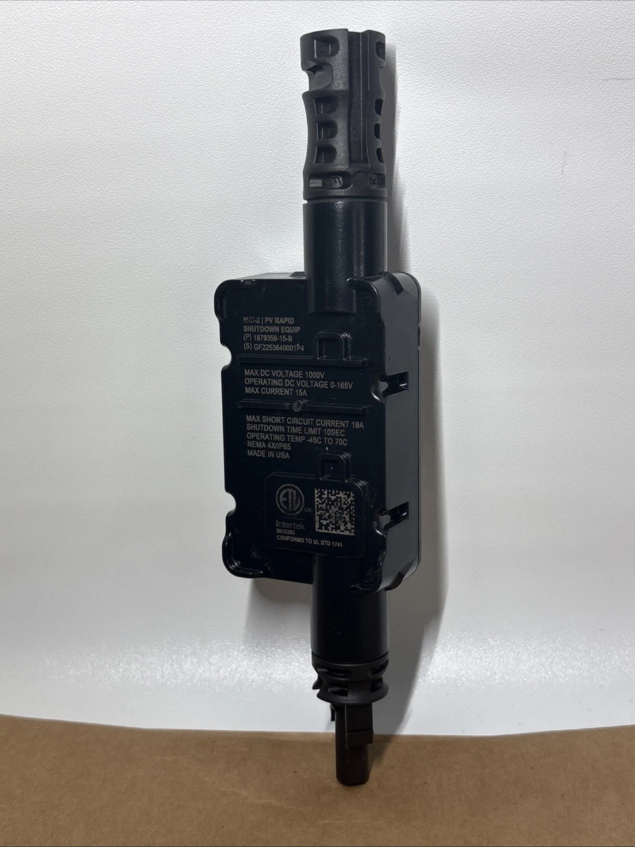 Tesla MCI-2 PV Rapid Shutdown Mid Circuit Interrupter 1879359-15-B 1000V photo 3