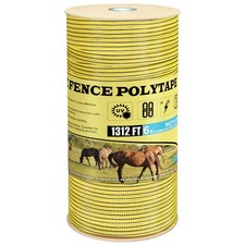 Electric Fence PolyTape Horse Fencing Tape 1312 Feet 400m, High Visibility 0....