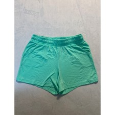 Cat Jack Girls Mint Green Knit Shorts Size XL 14 Elastic Waist with Pockets
