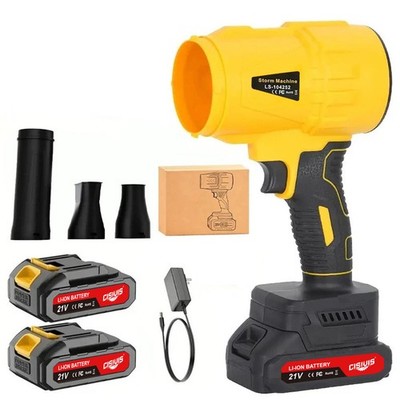 Electric Cordless Leaf Blower, 30000 RPM Motor, 2 Batteries Handheld Lightweight