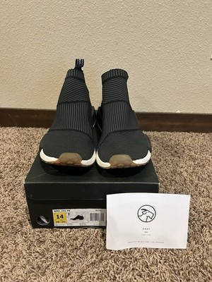 adidas NMD_CS1 Primeknit Black White Gum Striped Sneaker BA7209 2017