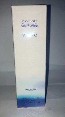 Davidoff COOL WATER WAVE 3.4oz EDT Spray for Women, 100% AUTHENTIC, SEALED, RARE