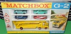 Vintage 1960's Lesney Matchbox G-2 Car Transporter Gift Set in Original Package