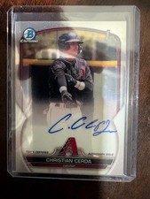 2023 Bowman Chrome 1st Christian Cerda Auto CAP-CCE