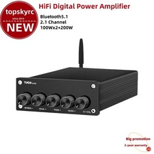 D323E TPA3223 2.1CH 100Wx2 200W HiFi Digital Power Amplifier Bluetooth 5.1