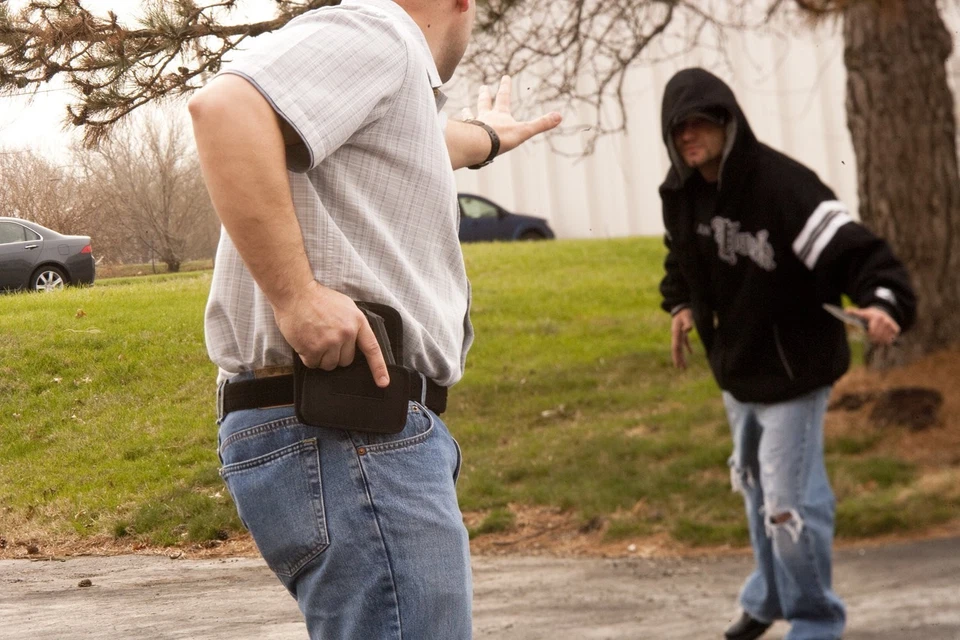 PDA/Cell Phone Style Conceal Carry Case Holster, Black - Image 2 of 2