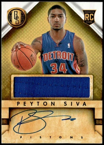 2013-14 Panini Gold Standard #251 Peyton Siva Rookie Patch Auto  E1