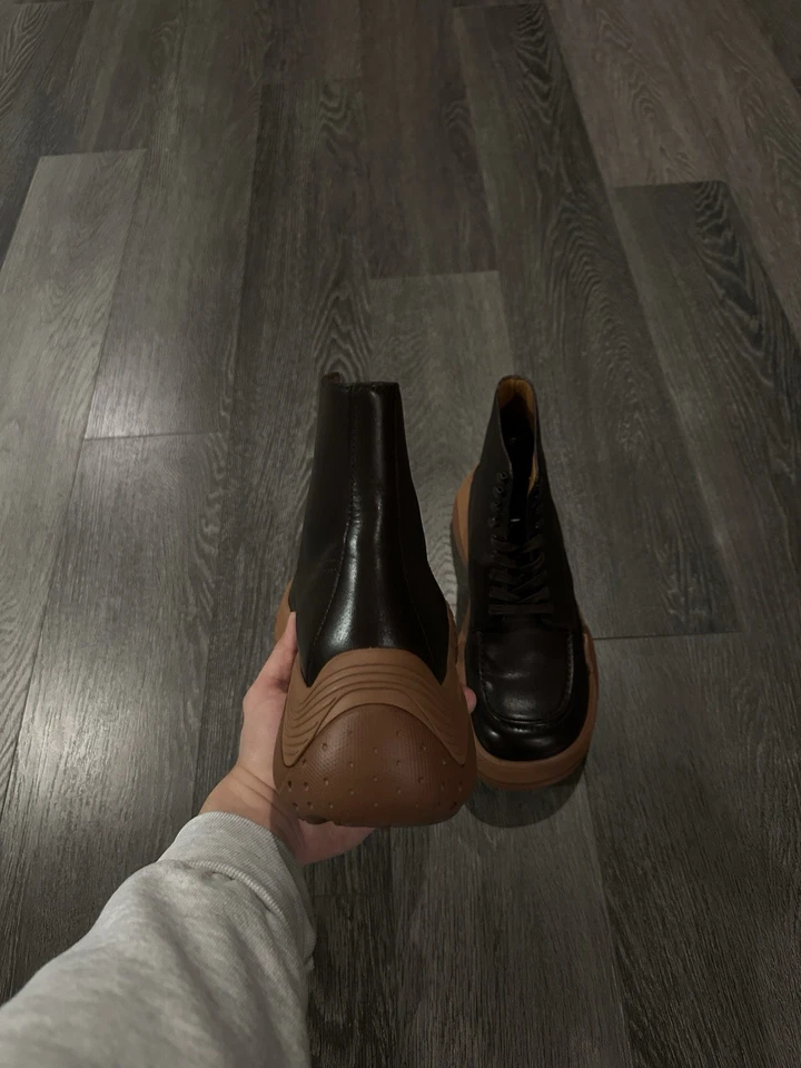 Bota gruesa con cordones Lanvin Flash X audaz Foto 3 de 4