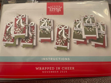 Stampin Up  Paper Pumpkin Nov 2025 Wrapped In Cheer Full Kit w/ Ink  Stamps