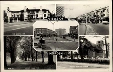 Morden Durham Multiview Park Church Inn Real Photo Vintage Postcard