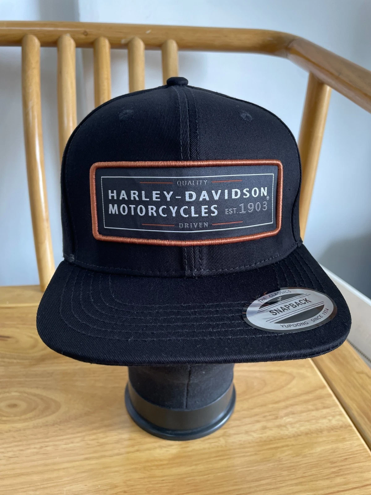 Harley-Davidson Motorcycle Racing Casual Adjustable Flat Brim Baseball Cap Hat