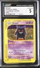 CGC 5 Gengar 2002 Expedition 13/165 Holo Pokemon Card