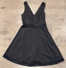 Women’s Black Party Dress Guess Cocktail Size 8 Lace Trimmed