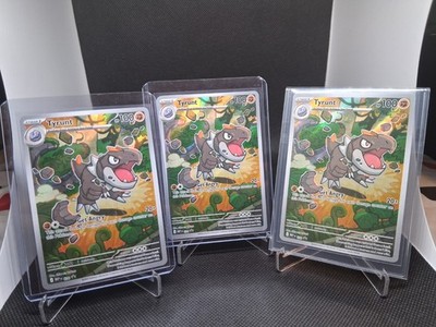 Pokémon Tyrunt Holo Creature 3 Card Lot 032/189 English TCG Nintendo 2022