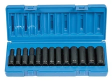 Grey Pneumatic 1213MD 13 Piece 3/8" Drive Deep Metric Impact Socket Set