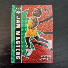2020-21 Panini Mosaic - Jam Masters Donovan Mitchell #7 Green Mosaic Prizm Cavs