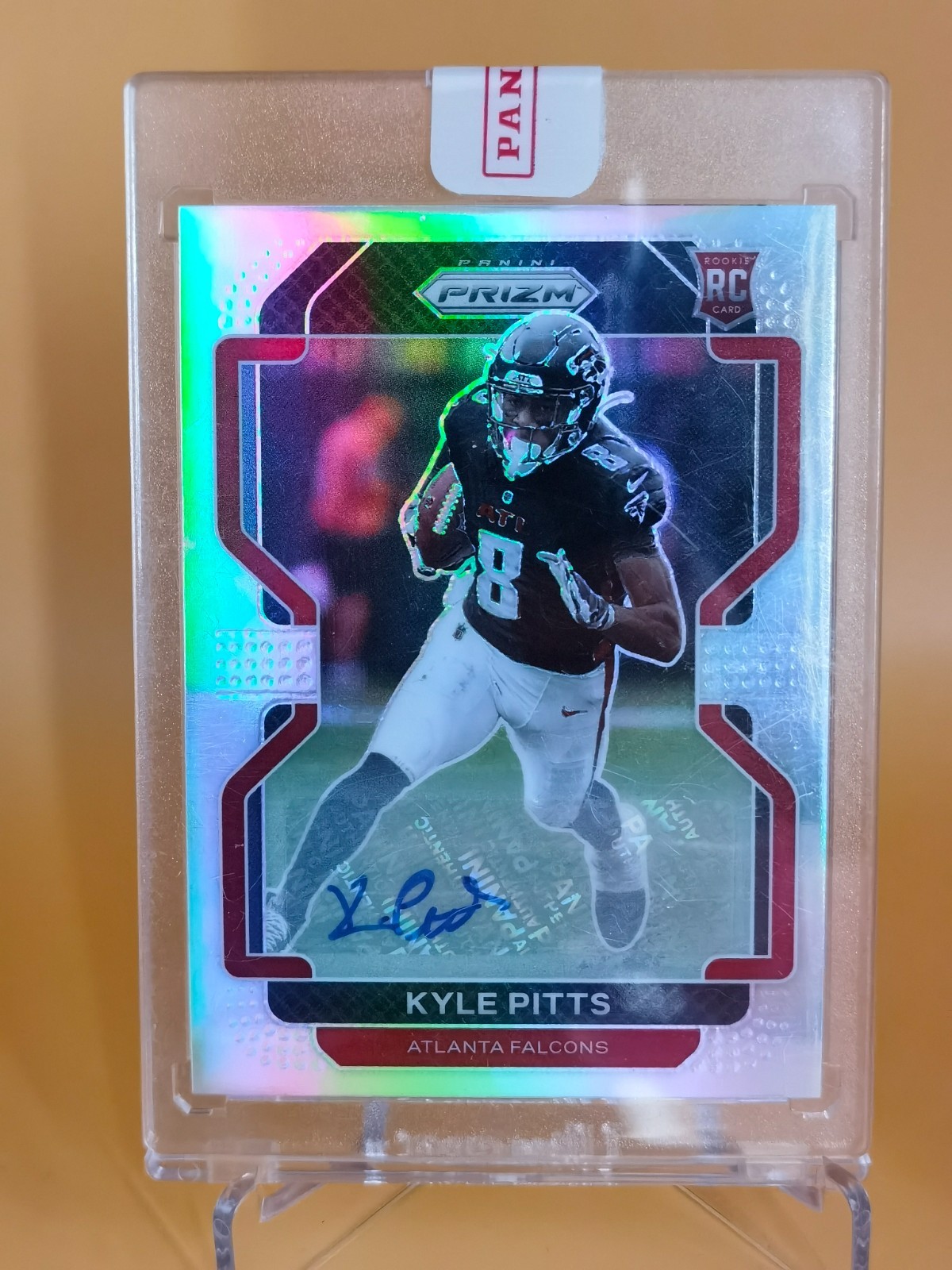 2021 Panini Prizm Rookie Auto Prizm Silver #341 Kyle Pitts