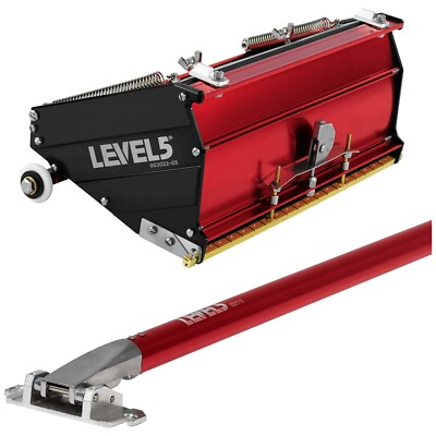 #ad LEVEL5 Drywall Tools 10quot; MEGA Flat Box w 40quot; 62quot; Extension Handle 4 576 $645.98