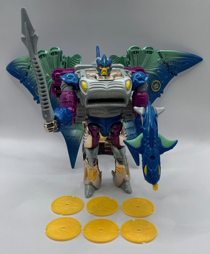 Transformers Beast Wars Depth Charge Incomplete Working Figure With Instructions