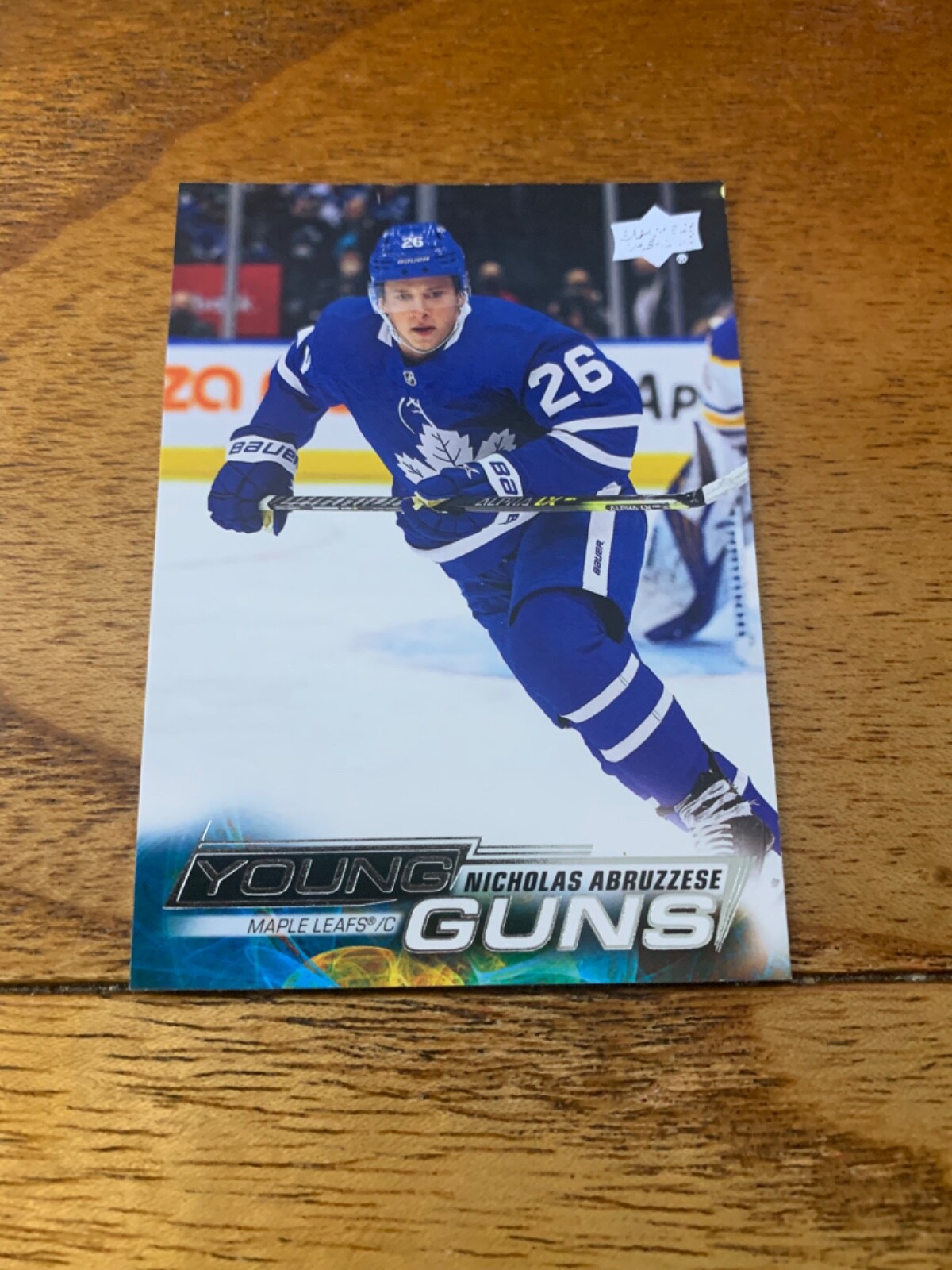 NICHOLAS ABRUZZESE RC 22-23 UPPER DECK YOUNG GUNS ROOKIE # 234