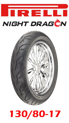 PIRELLI 130/80-17 NIGHT DRAGON FRONT TIRE HARLEY ELECTRA GLIDE ROAD KING STREET