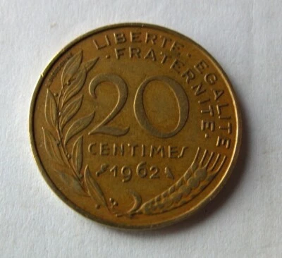 20 centimes Marianne 1962 - Photo 1/2