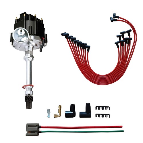 MAS Performance HEI Distributor & Spark Plug Wires & Free Pigtail Wire