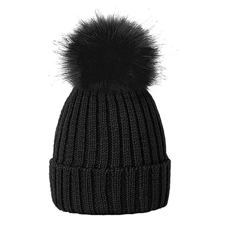 Beanie Hat Womens Winter Hats Ladies Pom Pom Hat Ladies Bobble Hat Faux