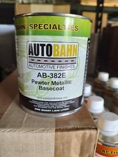 WA382E  GM Pewter Metallic Basecoat paint 1 Quart Standard Variance
