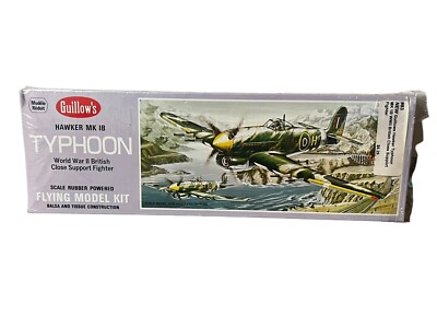 GUILLOWS 906 MK IB TYPHOON BALSA FLYING MODEL KIT-NIB-WING SPAN 18 