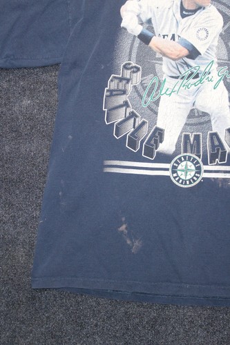 Joy Athletic Herren T-Shirt blau 1997 Seattle Mariners Alex Rodriguez MLB Größe XL - Bild 12 von 21