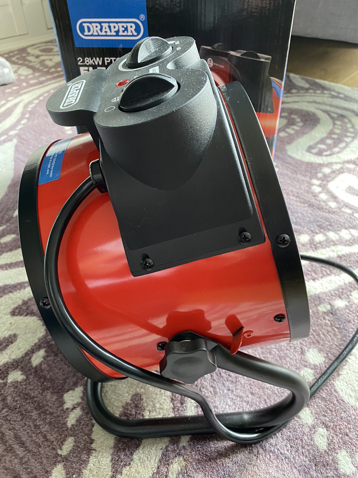 Draper 230V PTC Electric Space Heater 2.8kW 9550 BTU 63858 for sale online  | eBay