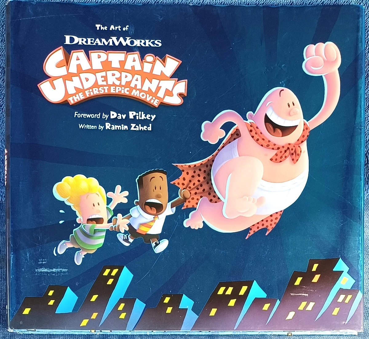 ART OF DREAMWORKS CAPTAIN UNDERPANTS FIRST EPIC MOVIE HARDBACK