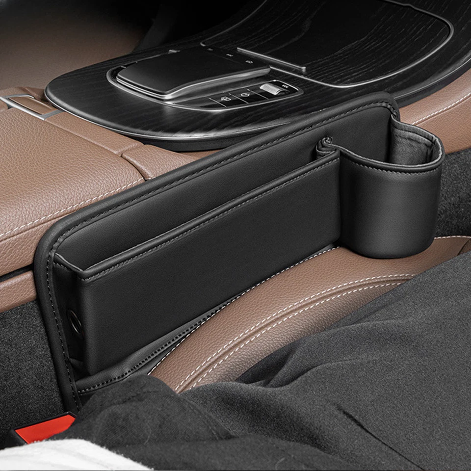 Bolsa de almacenamiento para asiento de automóvil Bolsa de almacenamiento Consola automática Asiento lateral Enchufe Relleno Organizador Foto 4 de 4