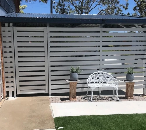 Business - Slat Swing Gate kits - Custom Size DIY SQM Driveway Gates Home - Picture 3 of 14