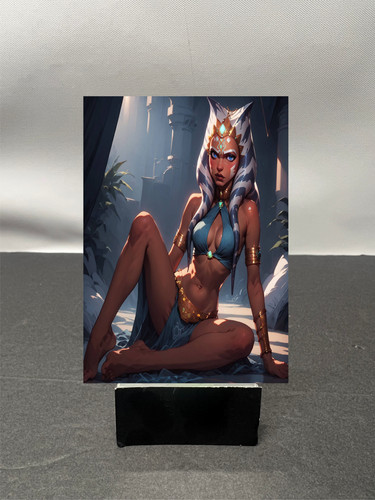 Ahsoka Waifu Anime Custom Art Trading Card NSFW AVAILABLE W5267