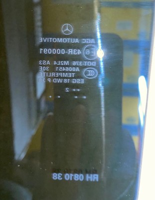 Mercedes-Benz RH Movable Glass -#A1667350810 - Fits Mercedes-Benz