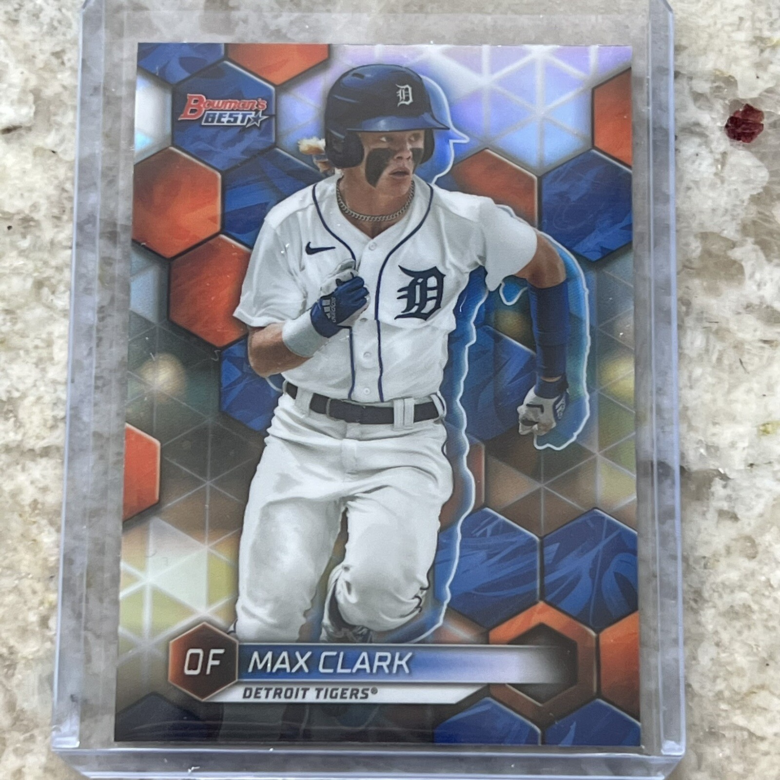 2023 Bowman’s Best Baseball Max Clark Refractor #TP-23 Tigers Top Prospect