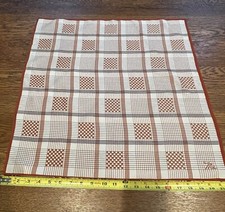 Vintage Mr. Emperor Beige/ Rust Scarf