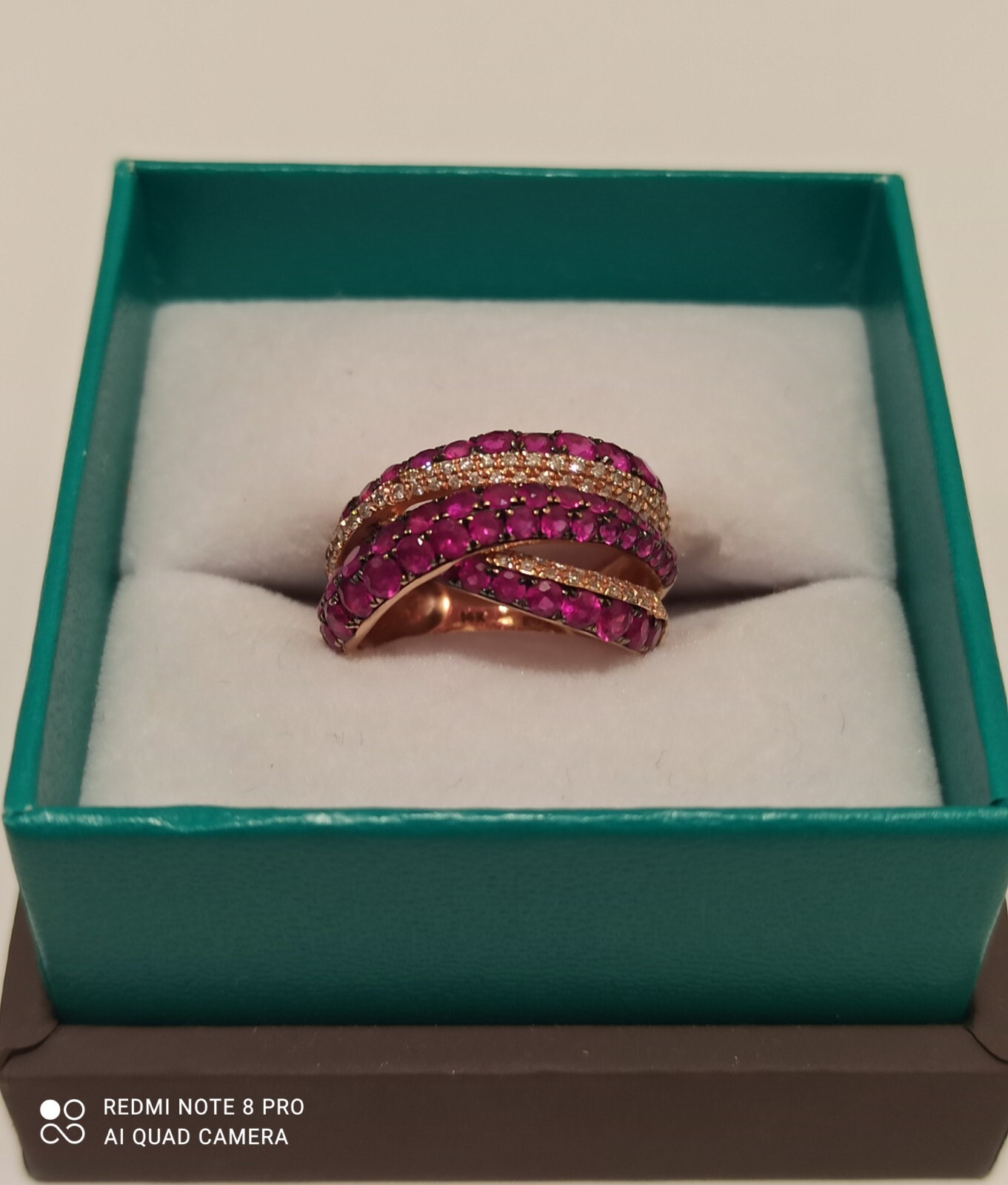 effy rose gold 14k ruby ring - image 5