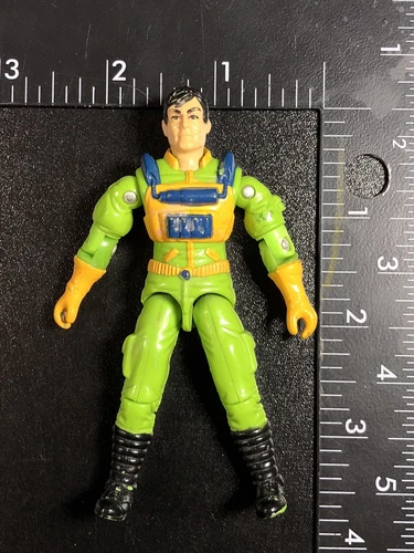 GI Joe Flint V3 Vintage 1991 3.75”Eco-Warriors Commander  Action Figure