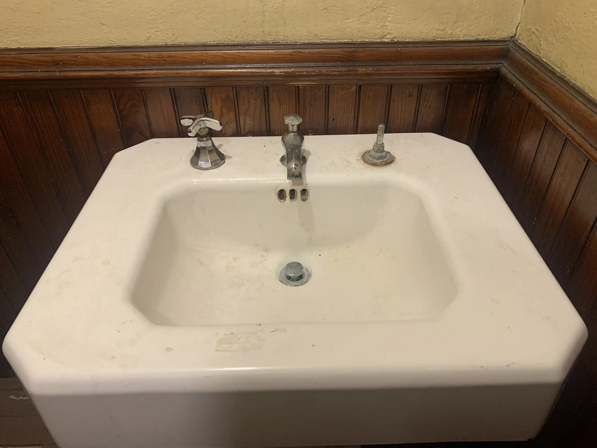 Antique Cast Iron Bathroom Sink