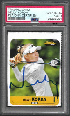 PSA/DNA 2020 SI Kids NELLY KORDA Rookie Autograph, Certified Auto